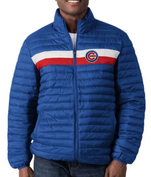 cubs quilted puffer , puffer jacket