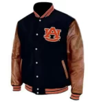 Auburn University Black Brown Varsity Jacket