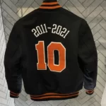 Black Vintage Knicks Varsity Jacket