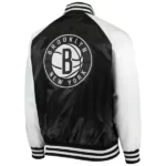 Brooklyn Nets Point Guard Satin Snap Jacket