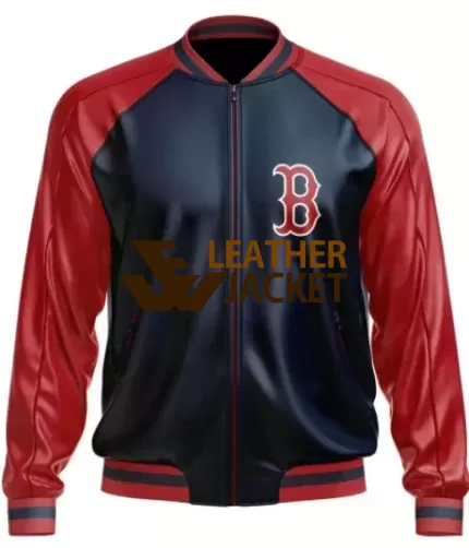 Boston Red Sox MLB Bomber Leather Jacket
