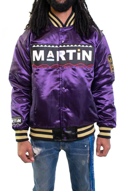 Purple Martin Marty Marr Satin Jacket