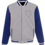 Royal Blue NFL Team Colts - weleatherjacket - varsity jacket