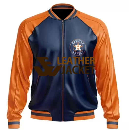 Houston Astros NFL Bomber Leather Jacket
