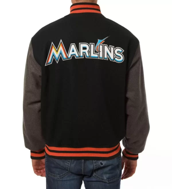Black Miami Marlins Jacket