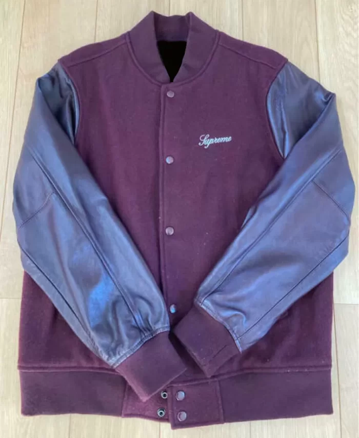Purple Supreme Varsity Jacket