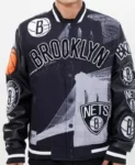 Brooklyn Nets Remix Varsity Jacket