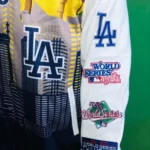 Men’s White Dodgers Jacket