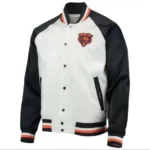 Men’s White Navy Chicago Bears Jacket