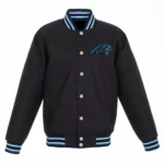 NFL-Carolina-Panthers-Textile-Black-Jacket-1