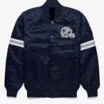 NFL Dallas Cowboys Navy Satin Jacket