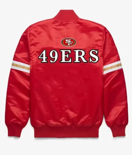 NFL Red San Francisco 49ers Satin Jacket