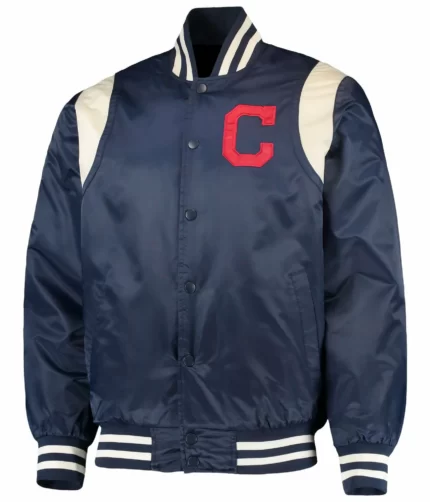 Navy Cleveland Indians Jacket