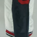 MLB Navy White Satin Jacket