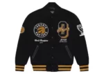 Black OVO NBA Toronto Raptors Varsity Jacket