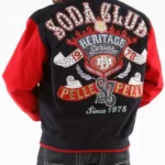 Pelle Pelle Heritage Series Black Red Soda Club Jacket