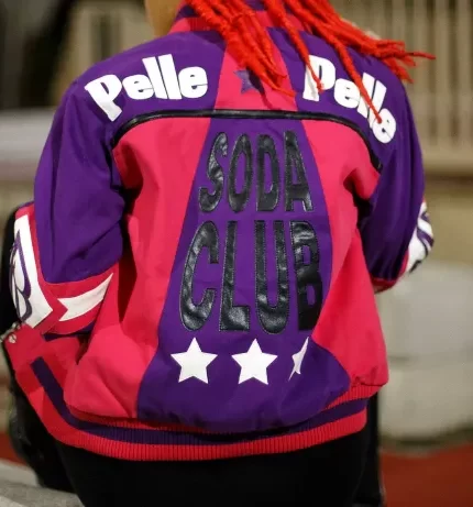 Retro Pelle Pelle Throwback Purple Soda Club Wool Jacket