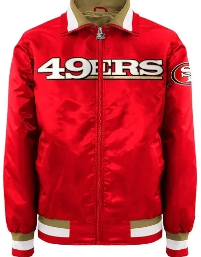 Francisco 49ers Red Varsity Jacket