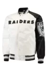 Raiders Black & White Two-Tone jacket