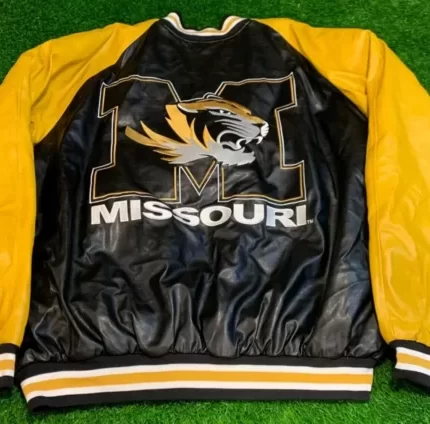 University of Missouri Leather Varsity Jacket
