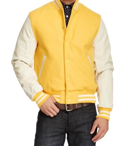 White and Yellow Retro Jacket