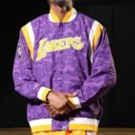 Lakers Purple Leather Jacket
