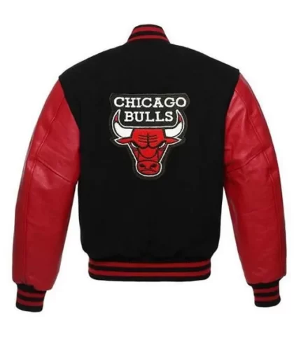 Chicago Bull Black and Red Jacket