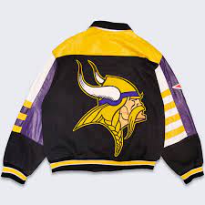 Purple Majesty The Minnesota Vikings Vintage Jeff Hamilton Varsity Jacket