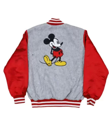 Embrace 90’s Mickey Mouse Varsity Jacket