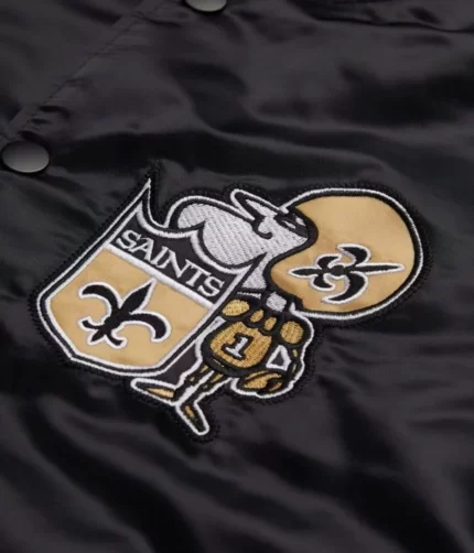 New Orleans Saints Black Jacket