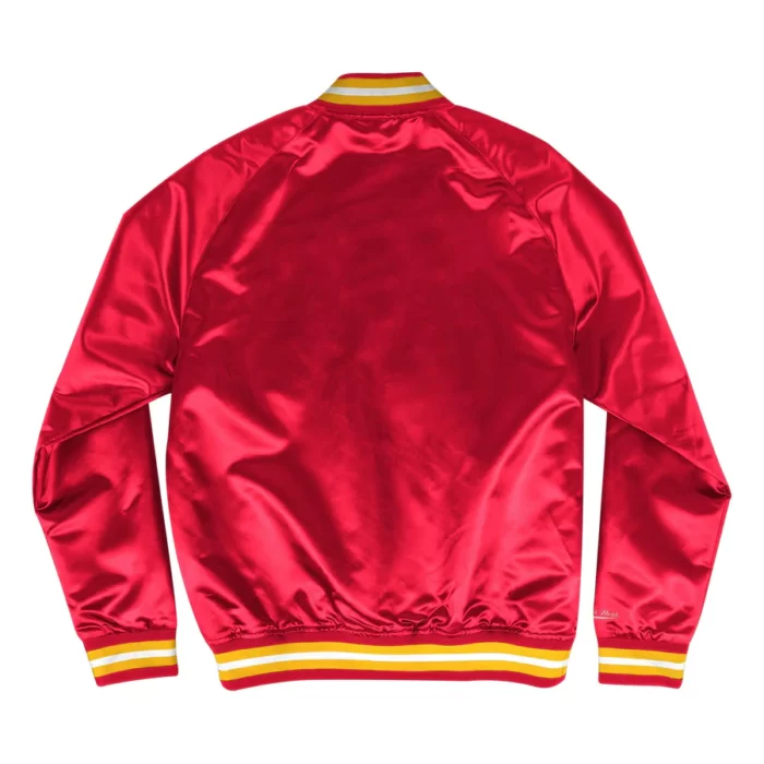 Sizzling Red The Lightweight Satin Jacket