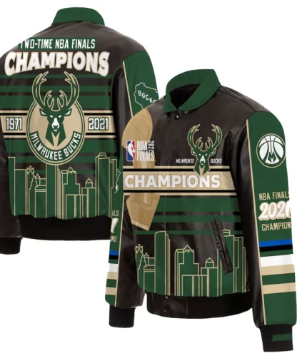 JH Milwaukee Bucks Black Jacket