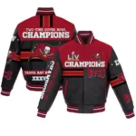 Buccaneers Black LV Champion Jacket
