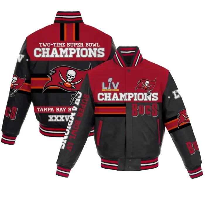 Buccaneers Black LV Champion Jacket