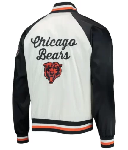 Men’s White Navy Chicago Bears Jacket