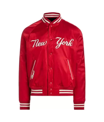 Yankees Polo Red Jacket , ralph lauren jacket , varsity jacket