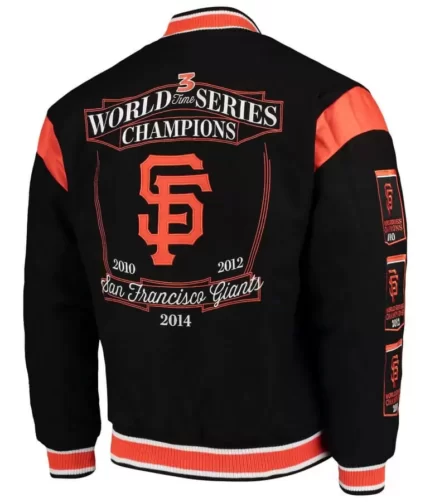 San Francisco Giants Jacket , Wool Jacket