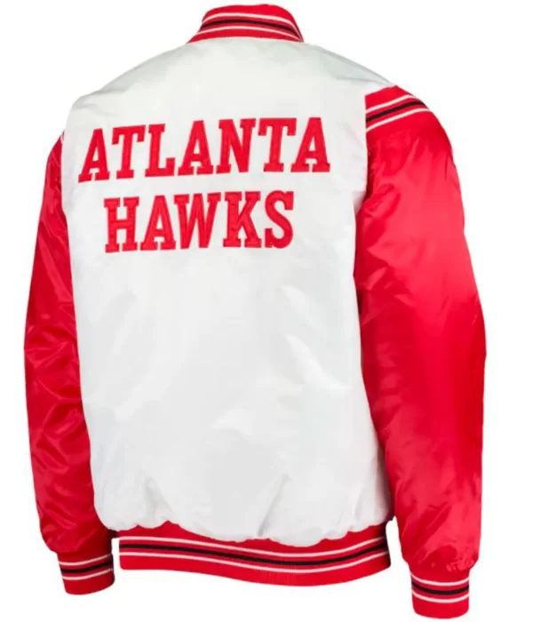 Red and White Atlanta Hawks Jacket