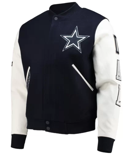 Dallas Cowboys Varsity Jacket , full-zip jacket , dallas jacket