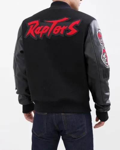 Toronto Raptors Black Wool Jacket