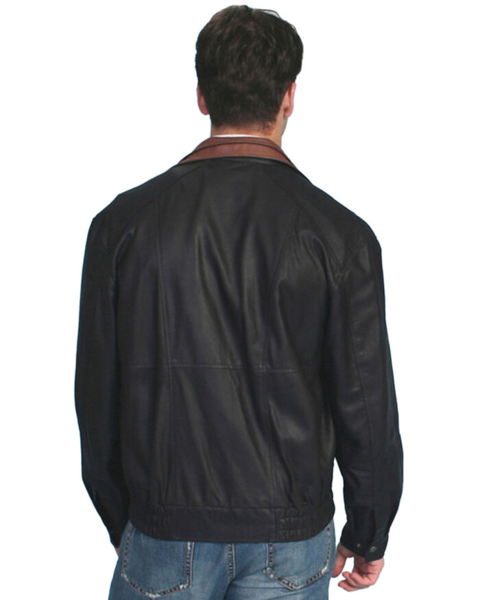 Scully Double Collar Jacket, Leather Jacket