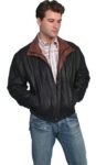 Scully Double Collar Jacket, Leather Jacket