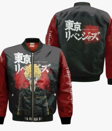 Takemichi Hanagaki Jacket, Tokyo Revengers Jacket, Bomber Jacket