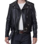Classic Perfecto Leather Jacket , Cow Leather jacket