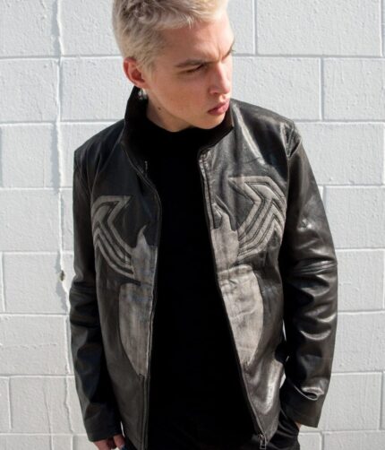 Black Spider Venom Jacket ,Leather Jacket