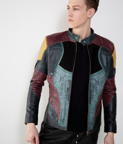 Boba Fett Mandalorian Hunter Jacket , Leather Jacket