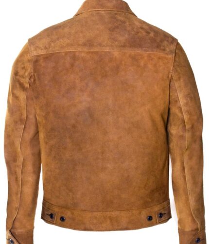 Unlined Rough Out Suede Jacket , Leather Jacket , Cow Leather Jacket