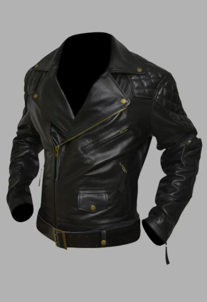 Motorbike Columbia Quilted Jacket, Leather Jacket, Biker Jacket