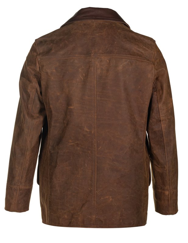 Nubuck Cowhide Barn Coat , Leather Coat , Leather Jacket