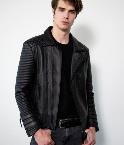 Hawthorne Moto Quilted Jacket , Leather Jacket , Quilted Jacket